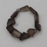 Natural Smoky Quartz Beads Bracelet