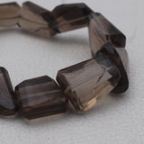 Natural Smoky Quartz Beads Bracelet