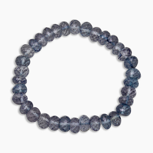 Natural Paraiba Quartz Beads Bracelets