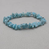 Natural Larimar Beads Bracelet