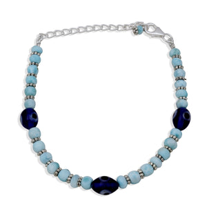 Larimar Beads Bracelet