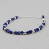 Lapis & Pearl Beads Bracelet