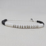 Black Onyx & Abstrace Beads Bracelet