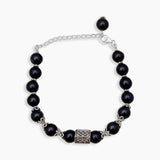 Black Jd Jasper Beads Bracelet