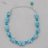 Larimar & Blue Topaz Beads Bracelet