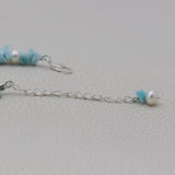 Larimar & Pearl Beads Bracelet