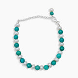Turquoise & Pearl Beads Bracelet