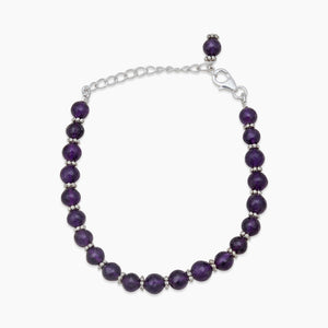 Amethyst Beads Bracelet