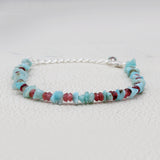 Larimar & Tourmaline Beads Bracelet