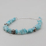 Larimar Beads Bracelet