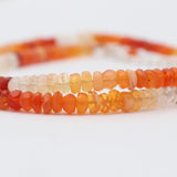 Fire Opal Beads Necklace