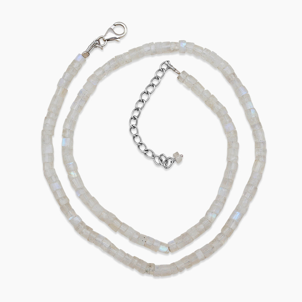 Rainbow Moonstone Beads Necklaces