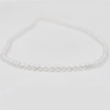 White Quartz Silver Beads Neckalces