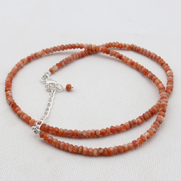 Sunstone Beads Necklace