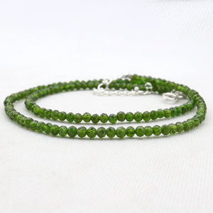 Chrome Diopside Beads Necklace