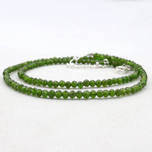Chrome Diopside Beads Necklace