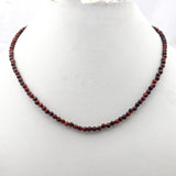 Red Tiger Eye Beads Necklace