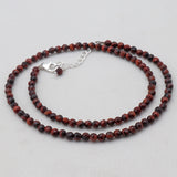 Red Tiger Eye Beads Necklace