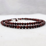 Red Tiger Eye Beads Necklace