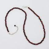 Red Tiger Eye Beads Necklaces