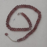 Natural Pink Quartz Beads Necklace