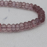 Natural Pink Quartz Beads Necklace