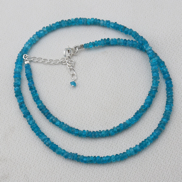 Neon Apatite Beads Necklace