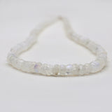 Rainbow Moonstone Silver Beads Necklaces