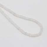Rainbow Moonstone Silver Beads Necklaces
