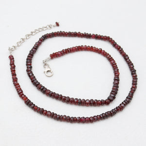 Garnet Beads Necklaces