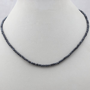 Gunmetal Beads Necklace