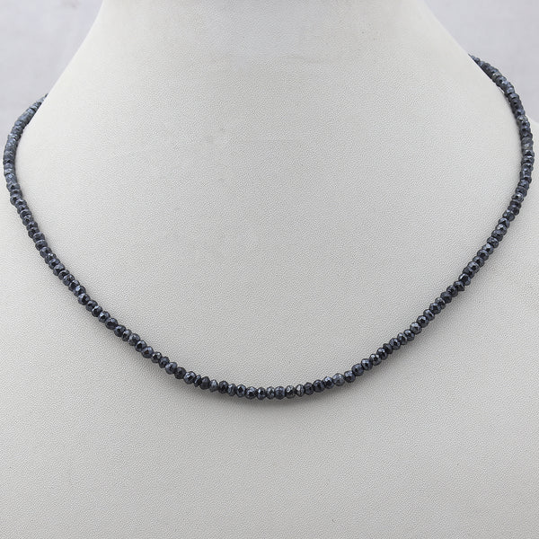 Gunmetal Beads Necklace