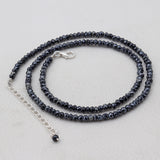 Gunmetal Beads Necklace