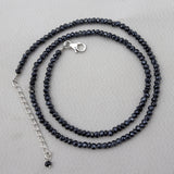 Gunmetal Beads Necklace