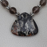 Agate & Smokey Quartz Beads Necklaces