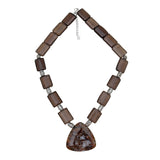 Smokey Quartz & Agate Beads Necklaces