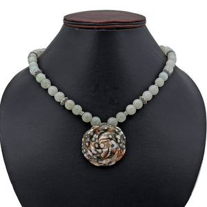 Green Amethyst & Ocean Jasper Beads Nacklaces