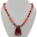Carnelian Crazy Lace Agate Purple Chalcedony Beads Necklaces
