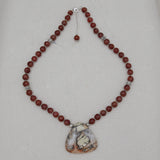 Sun Stone & Agate Beads Necklaces