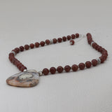 Sun Stone & Agate Beads Necklaces