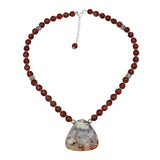 Sun Stone & Agate Beads Necklaces