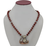 Sun Stone & Agate Beads Necklaces