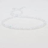 Blue Aquamarine Silver Beads Necklaces