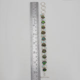 Ethiopian Opal & Ammolite Silver Bracelets
