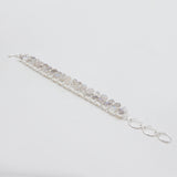 Rainbow Moonstone Silver Bracelets