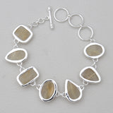 Rutilated Quartz Silver Bracelets