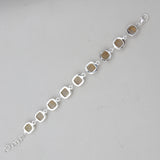 Rutilated Quartz Silver Bracelets