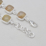 Rutilated Quartz Silver Bracelets