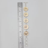 Indian Ashoka Emblem Silver Coin Bracelets