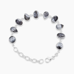 Dendritic Opal Silver Bracelets